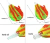 Silicone colorato Fumatori Vetro spesso Erba secca Tabacco Impianti petroliferi Filtro Bocchino Suggerimenti Pipa ad acqua Bubbler Catcher Assaggiatore Pipistrello One Hitter Chiodi Portasigarette con cannuccia