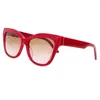 Zonnebril Luxe dames dames acetaat Cat Eye zonnebril Shades Daily Eyewear Lentes De Sol UV400