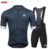 Cycling Jersey Sets NSR RAUDAX Short Sleeves for Men Mountain Bike Clothes Breathable Wear Summer 2023 230928