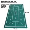 Outdoor Games Activities Texas Hold'em Mat 180x90cm Poker Card Game Table Cloth Casino Mat desktop Beautifully printed Home Gaming Desk Pad 230928