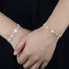 2020 Luxe Mode Zirconia Steen Passen Bedelarmband voor Vrouwen Prachtige Goud Zilver Kleur Ketting Manchet Armband Meisje Jewe215L