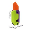 Другие игрушки Падение Выдвижной резак Игрушка 3D-печать Гравитационный детеныш Прыжки Маленький нож для редиса Мини-модель Студенческий приз Кулон Шутка 230928