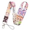 Designer sleutelhanger Genshin Impact nekband Lanyards sleutelhanger badgehouder ID-kaartpas Hangtouw Lariat Lanyard voor sleutelhangers Accessoires dhgate