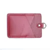 Titulaires de cartes Bureau d'étudiant en cuir véritable pour unisexe Business ID Holder Case Lanyard Strap Cover Work Pass