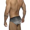 Shorts masculinos wk84 azul apertado sexy cintura baixa homens roupa de banho 2023 verão praia nadar briefs biquinis piscina gay maiôs fatos de banho