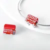 charms jewelry 925 charm beads accessories Double decker bus beads
