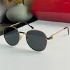 Óculos de sol francês luxo puro titânio original feminino durável moda legal óculos masculino clássico retro solar eyewear adulto