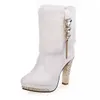 Boot Winter Warm Antiskid Outsole Boots Wild Super High Heel Thick with Snow Boots Large Size Women's Boots 230928