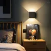 Lampada da parete 12W Lampada da comodino per camera da letto per interni Illuminazione decorativa Luce a LED in alluminio per esterno Impermeabile IP65 Portico da giardino