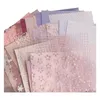 Cadeaupapier 30 stuks Plakboekpapier Duurzaam Vintage DIY Kunst Decoratief Voor Ambachten Notebooks Enveloppen Decoratie