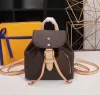 2023 Wholesale Genuine leather backpack for wome handbag purse women fashion back pack shoulder bag handbag presbyopic mini package messenger bag