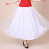 Stage Wear Flamenco Skirt Women Mesh Long Ballroom Dance Costume Spanish Bullfight Dress Opening Clothing