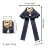 Bow Ties Female College Style Tie JK Uniform Shirt Skirt Bank Flight Attendant Professional Dress Collar Flower Accessories 12 19cm