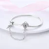 For women charms authentic 925 silver beads Star Moon Cat Basic Chain