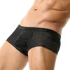 Cuecas dos homens bikini bottom suave boxer cuecas shorts malha macia sexy respirável leve masculino sleepwear