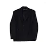 Men's Suits SYUHGFA Elgance Male Blazers Trend Niche Design Suit Jacket Shoulder Pads Business Casual Solid Color Outerwear Korean Style