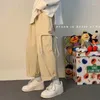 Pantaloni da uomo 2023 autunno stile coreano Cargo Streetwear moda Harem pantaloni larghi casual a gamba larga in cotone