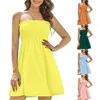 Casual Dresses Women's Cover Up Beach Strapless Fited For Women Summer Simple Shirt