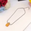 Чокеры Дизайнерские ожерелья с подвесками в форме буквы «жемчуг» и золотое ожерелье женские двойные украшения CCity Woman 6575672
