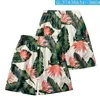 Ubranie etniczne Summer Losu liście drukowane szorty na plażę streetwearu Mężczyźni kobiety Japonia Kimono koszulka Haori cosplay Yukat