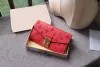 2022 Fashion Flowers Designer Szipper Wallets Luxurys Men Women Leather Bags Highly Classic Letters Pres