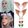 Rug Oorbellen Halloween Elf Oor Haarspeldjes Kerst Engel Fake Cosplay Party Volwassen Props Dans