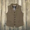 Herenvesten Retro Wollen Blazer Vest Mannen Vrije tijd Kantoor Trouwpak Vest Streetwear Kleding