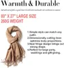 Écharpe en cachemire de styliste pour femmes et hommes, longue écharpe de qualité, bandeau classique à la mode, imprimé à carreaux, châles de couleur unie, hiver