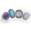 Anéis de pedra natural ajustáveis vintage joias de moda de alta qualidade Whole273N