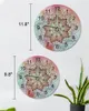 Wall Clocks Mandala Gradient Flower Large Round Luminous Needles Clock Decor Room Hanging Ornaments Decoration Silent