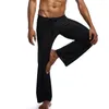 Pantaloni da uomo Casual Sport Tinta unita con coulisse Vita elastica Pantaloni da yoga larghi per dormire Palestra Jogger Lounge Pigiama