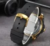 Popluar Katze Schlange Skelett Zifferblatt Uhr Keramik Lünette Diamanten Ring Uhr Mann wasserdicht Japan Quarzwerk alle Verbrechen Gummi Lederarmband Armbanduhren Geschenke