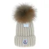 Ärlighet Shop Monkler Sticked Hat Luxury Beanie Cap vinter Kvinnor Mäns neutrala all-purpose ullblandning Hattar