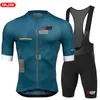 Cycling Jersey Sets NSR RAUDAX Short Sleeves for Men Mountain Bike Clothes Breathable Wear Summer 2023 230928