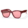 Occhiali da sole di lusso femminili super rotondi Cat's Eye Hipster Occhiali multicolori 2023 Fashion Big Frame