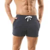 Męskie szorty męskie męskie kieszonkowe kieszonkowe treningi sportowe oddychające singletowe spodnie snu dna leżakowe stroje plażowe pnie odzieży plażowe