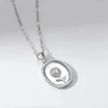 Pendant Necklaces Selling Silver Color Fashion Personality Sunflower Sun Couple Necklace Gift XL7831