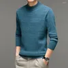 Herrtröjor män ull 2023 Autumn Winter Man Cashmere tröjor