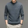 Suéteres masculinos homens lã 2023 outono inverno homem cashmere pullovers