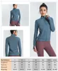 Lu lu citroenen nieuwe look kostuum jas jas catsuit rits sexy comfort sporten voor vrouwen hardloop workout volledige zip slank fit yoga