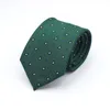 Bow Ties LYL 8CM Gift Dot Men Tie Teal Green Novelty Printed Necktie Design Silk Wedding For Party Business Fashion