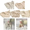 Filtar baby bomullsfilt för pojkar flickor andningsbara hudvänliga wrap mjuk swaddle-wrap 100x90cm/39x35-tums droppe