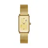 Armbandsur Women's Watch Rose Square Minimalistiska affärsåtgärd Junior High Sense Shenzhen Relogios Feminino