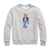 Herensweater Polo's Heren casual teddybeerprint pullover hoodie sweatshirtjack" 3654