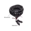 Charm Bracelets 108 Natural Buddha Prayer Beads Mala Buddhist Rosary Necklace