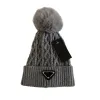 Atacado designer feminino inverno malha gorro grosso malha gorros quentes chapéus feminino bonnet gorro crânio bonés