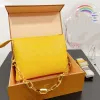 Дизайнерская Multi Felicie Pochette Высококачественная женская сумка Coussin Сумки с грубой цепочкой Обнимающая сумка Кожаные сумки-клатчи Сумка через плечо с цветком