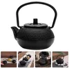 Dinnerware Sets Cast Iron Teapot Small Mini Ware Home Accents Decor Japanese-style Retro Household Scene Layout Prop Office