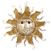 Brooches Antique Jewelry Fashion Golden Sun God Brooch For Women Men Coat Suit Bag Accessories Female Vintage Banquet Party Daily Gifts