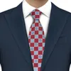 Papillon LYL 8CM Cravatta quadrata rossa Moda all'ingrosso Cravatta stampata Accessori da sposa Uomo Social Fit Group Party Office